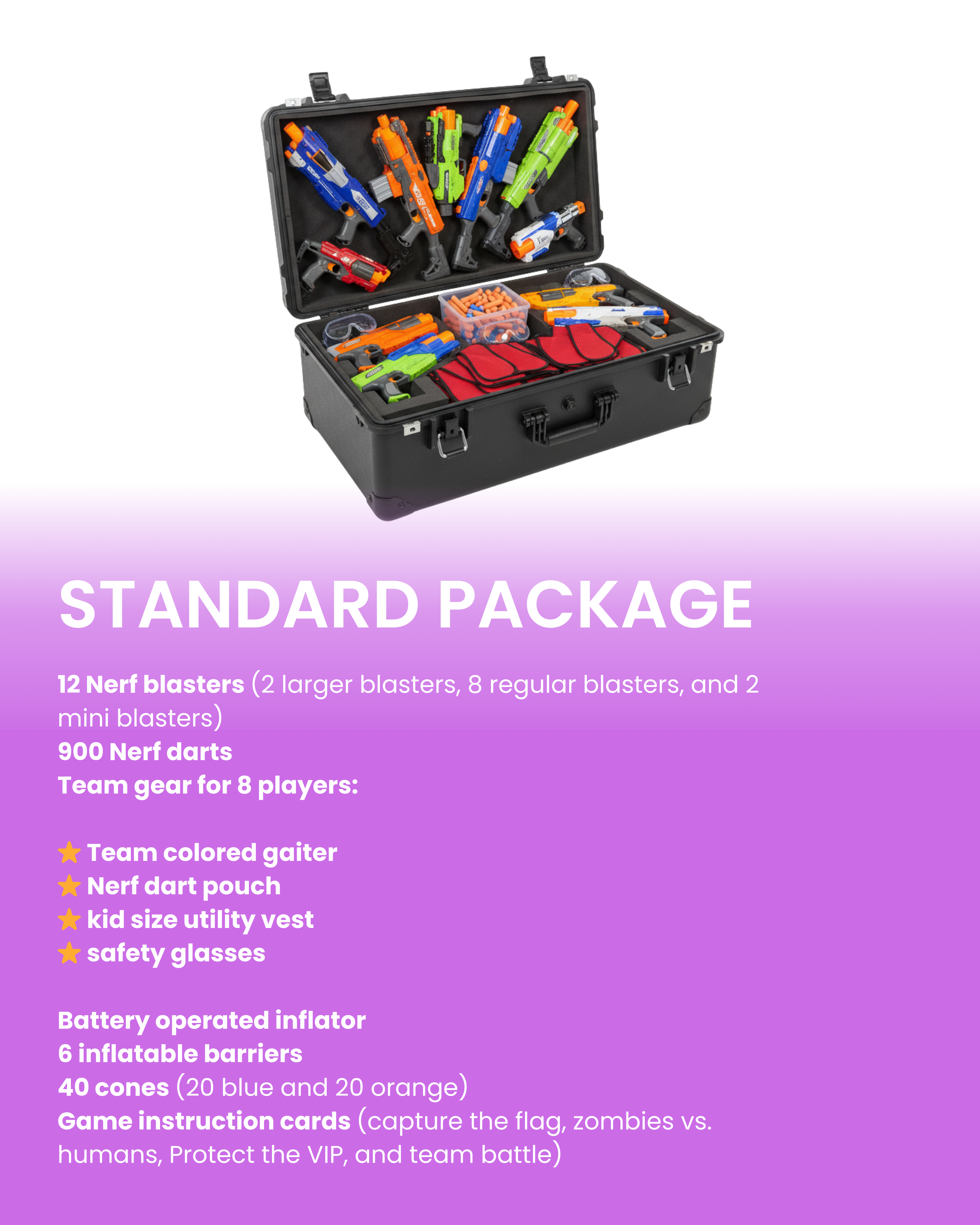 Nerf Battle Party Box Rental