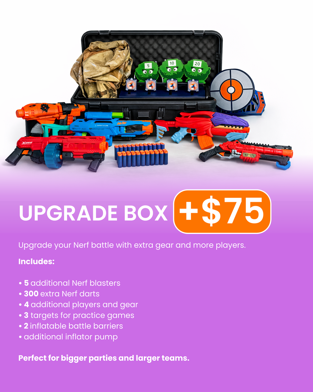 Nerf Battle Party Box Rental